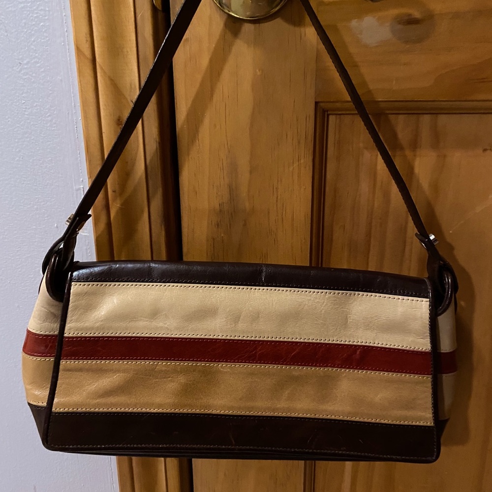Vintage Kenneth Cole Leather Shoulder Bag